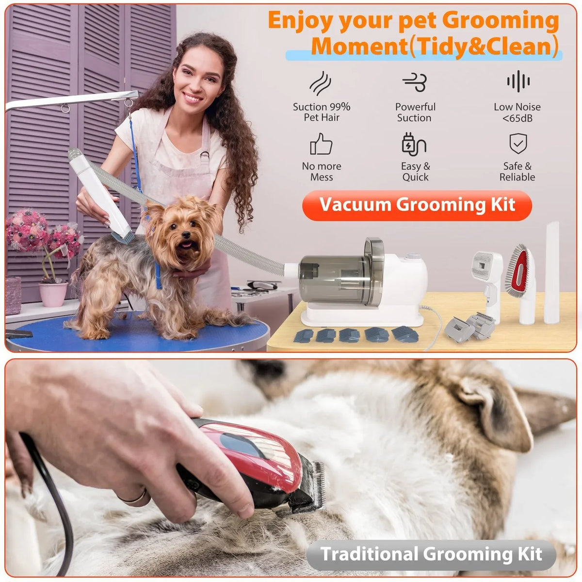 Pet Grooming Kit - 6 In 1