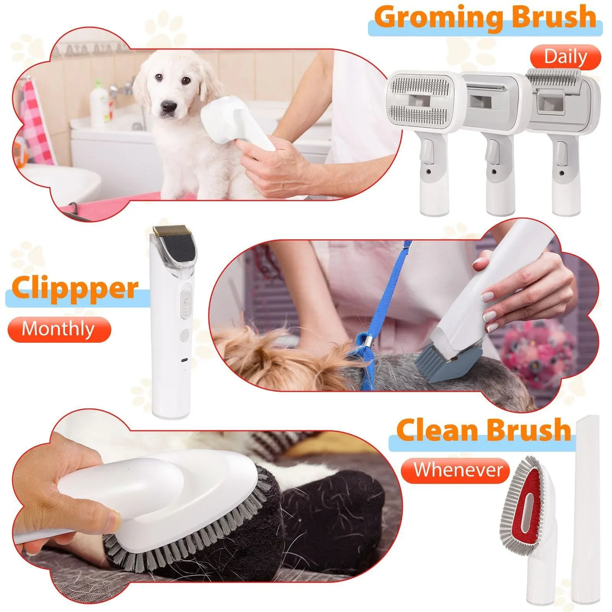 Pet Grooming Kit - 6 In 1
